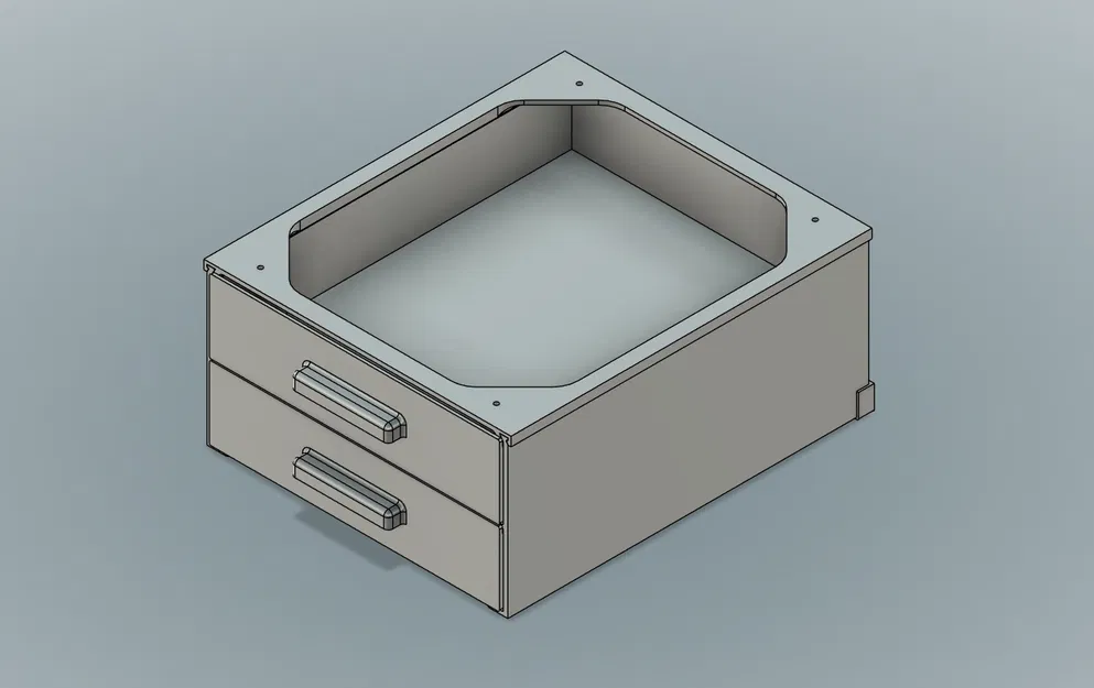 Kệ lưu trữ dưới kệ (semi parametric) 100×200×240mm dạng modular - Image 6