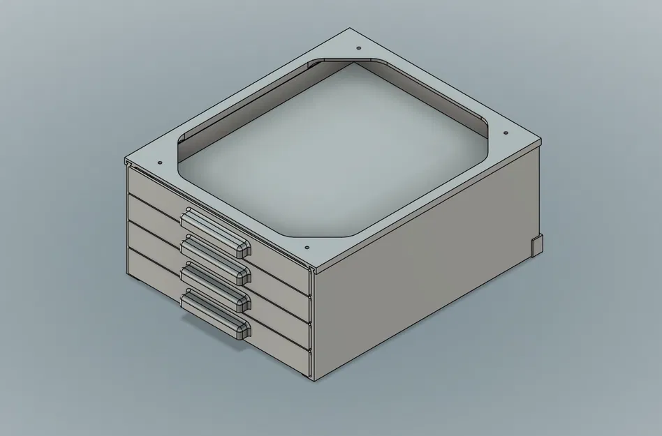 Kệ lưu trữ dưới kệ (semi parametric) 100×200×240mm dạng modular - Image 7