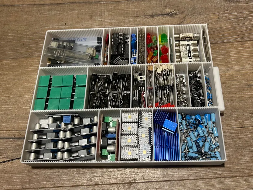 Kệ lưu trữ dưới kệ (semi parametric) 100×200×240mm dạng modular - Image 14