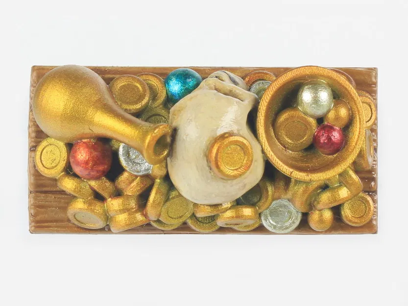 Module Rương Kho Báu Hải Tặc 1: Xu Vàng, Đầu Lâu, Ngọc Trai… (Set #4) - Image 3