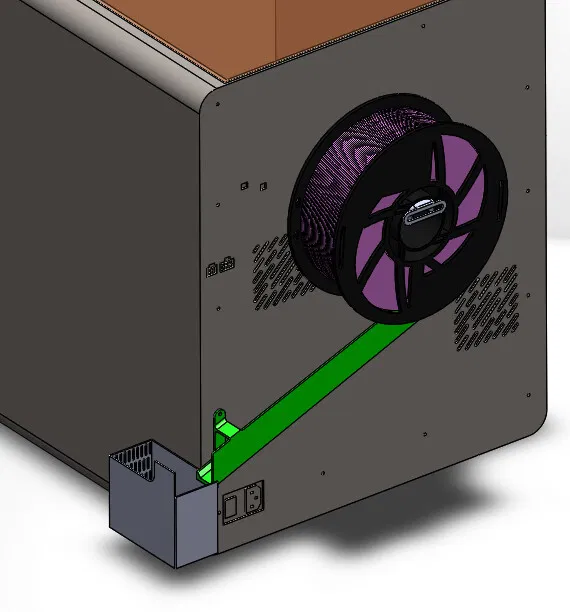 Kobra S1 Poop ramp và bin - bên phải - Image 1