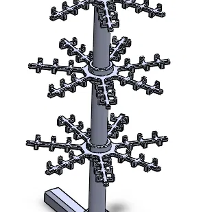 Móc khóa kệ trưng bày (Display stand keychain)