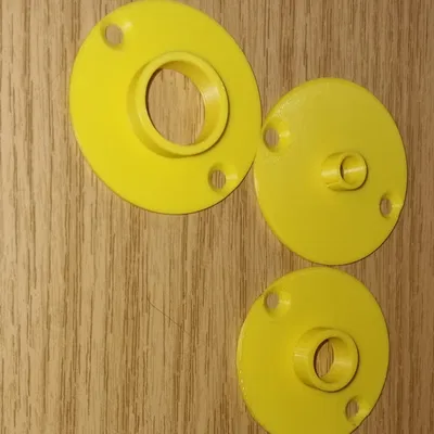 Bộ Copy Rings / Router Bushings cho Router (OD 60mm, lỗ 20mm)