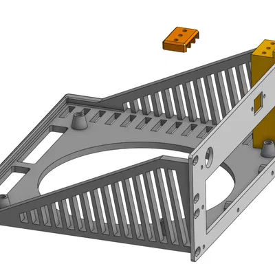 Case ITX 2U rack 10 inch dạng modular + ngàm gắn lưu trữ (STEP)