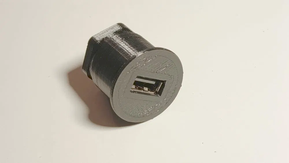 Ổ cắm USB Type-A lắp lỗ 20 mm - Image 3