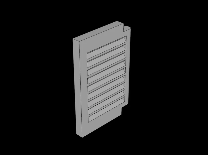 Cửa sổ Lego Compatible (3582.dat) 1 x 2 x 2 kèm cửa chớp - Image 1