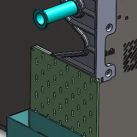 Kobra S1 - Giá Treo Cuộn Filament Bên Hông + Organizer Skadis