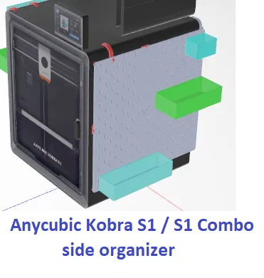 Kobra S1 - Organizer Ikea Skadis bên hông phải - Image 3