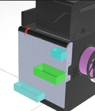 Kobra S1 - Organizer Ikea Skadis bên hông phải - Image 4