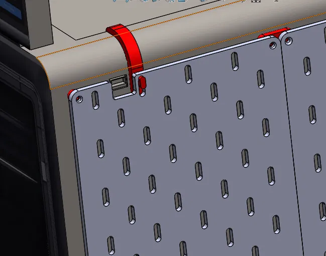 Kobra S1 - Organizer Ikea Skadis bên hông phải - Image 6