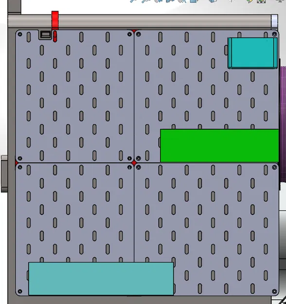 Kobra S1 - Organizer Ikea Skadis bên hông phải - Image 7