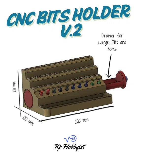 CNC bits Holder V.2 - Image 1