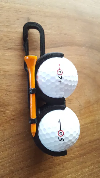 Giá đựng bóng golf kèm khe cắm tee tích hợp - Image 1