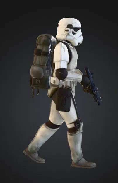 Lính Bộ Binh Không Gian Đế Chế – Imperial Space Trooper (Sci‑Fi Infantry Soldier) - Image 4