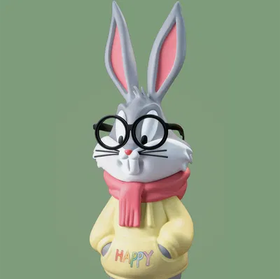 Urban Bunny Bugs' childhood christmas (new_Multi_STL) – Thỏ Urban phong cách Giáng Sinh