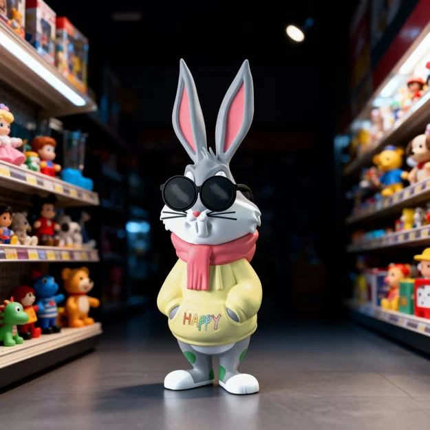 Urban Bunny Bugs' childhood christmas (new_Multi_STL) – Thỏ Urban phong cách Giáng Sinh - Image 5