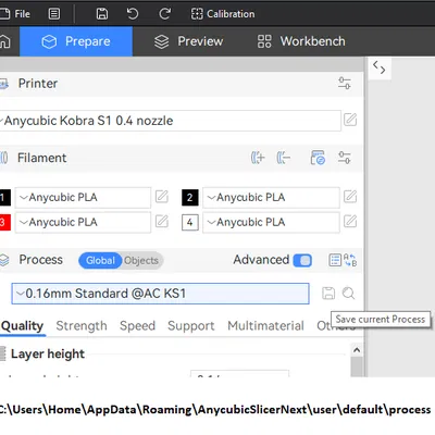 Kobra S1 - Anycubic Slicer Next_Printing Profiles