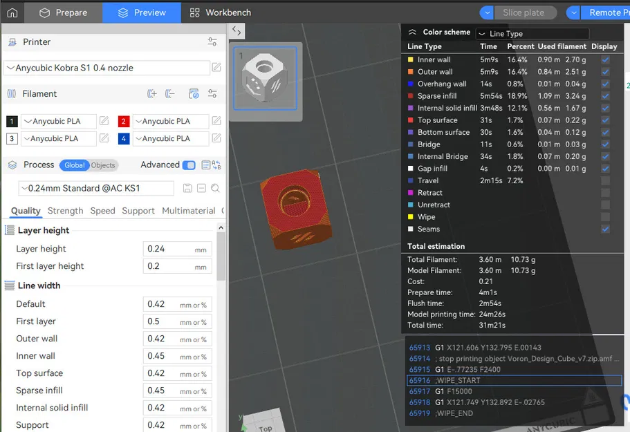 Kobra S1 - Anycubic Slicer Next_Printing Profiles - Image 3