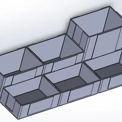 Bộ khay sắp xếp bàn làm việc dạng mô-đun (Modular Desk Organizer)