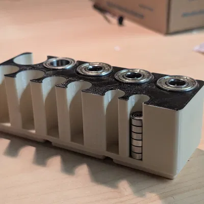 Khay Gridfinity đựng vòng bi 1x3 dạng Coin (608, 6801, 625, 624, 623)