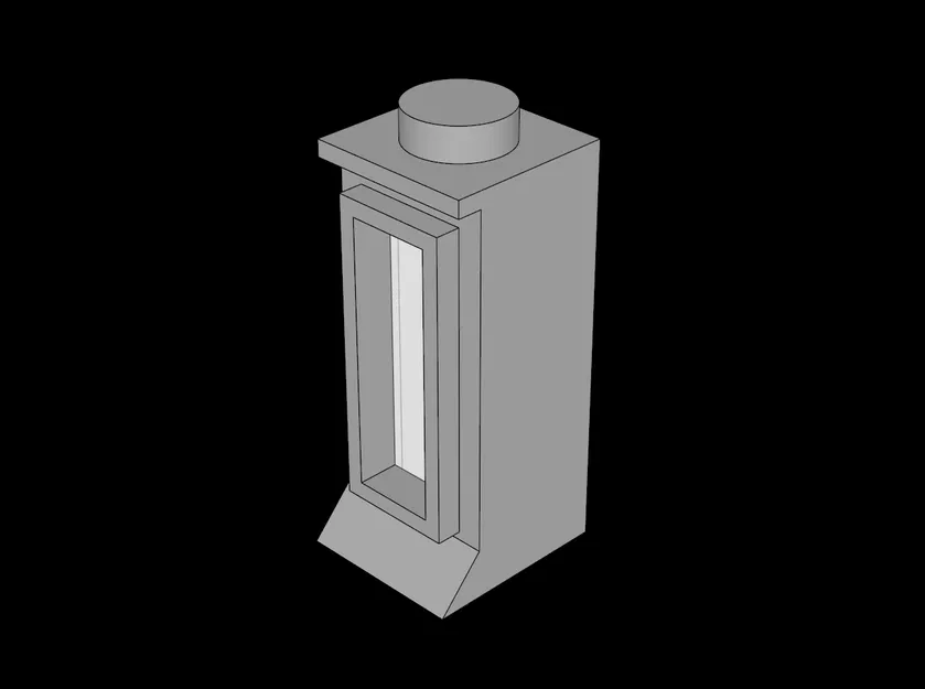 Cửa sổ LEGO Compatible (29ac01.dat) 1 x 1 x 2 Classic Solid Studs (Complete) - Image 1