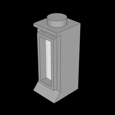 Cửa sổ LEGO Compatible (29ac01.dat) 1 x 1 x 2 Classic Solid Studs (Complete)