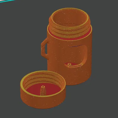 Giá treo túi dọn phân chó (gia cố phần ren)