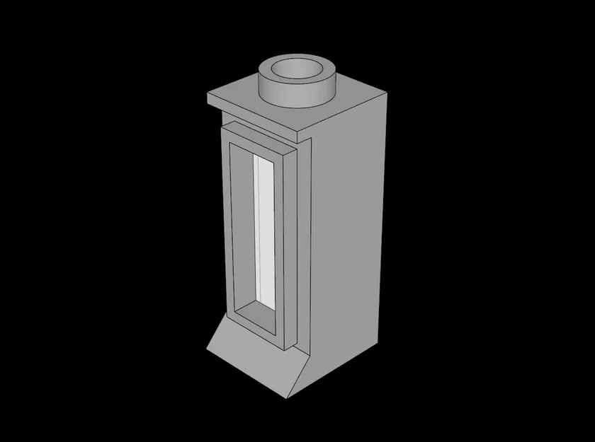 Cửa sổ Lego Compatible (29bc01.dat) 1 x 1 x 2 Classic có bậu dài (Full) - Image 1