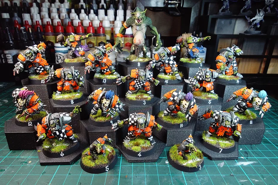 Bệ trưng bày miniature modular để chụp ảnh & showcase (honeycomb) - Image 1