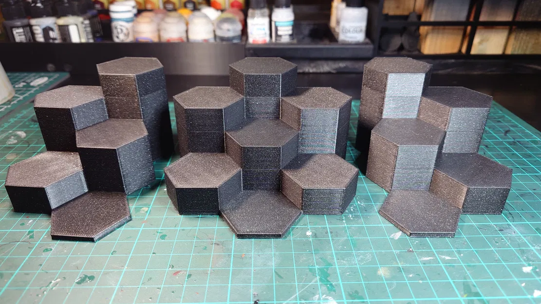 Bệ trưng bày miniature modular để chụp ảnh & showcase (honeycomb) - Image 4