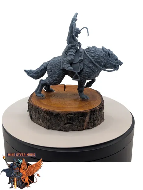 Goblin Worg Rider - MGM Mini Print-Ready - Image 3