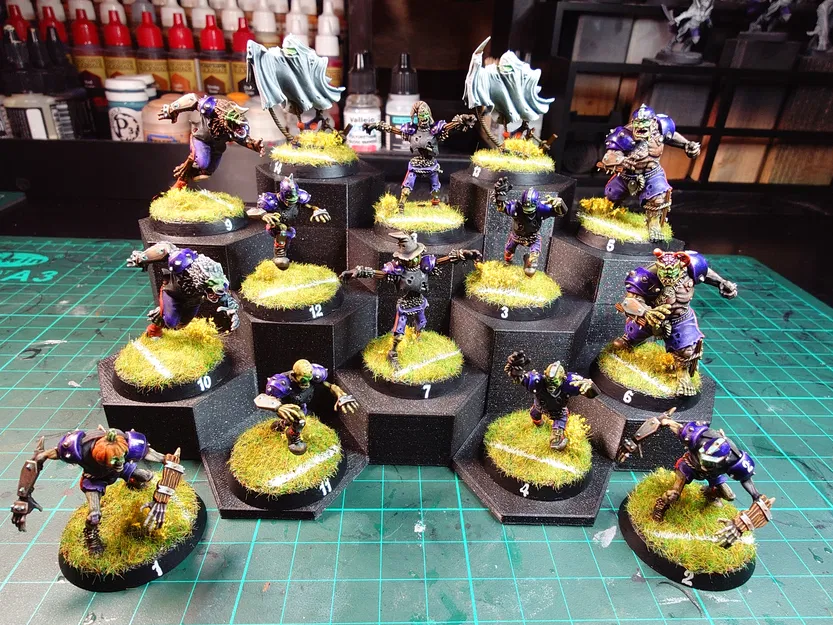 Bệ trưng bày miniature modular để chụp ảnh & showcase (honeycomb) - Image 14