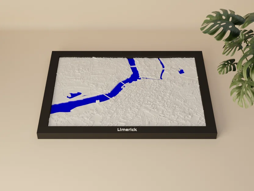 Limerick, Ireland - Mô hình thu nhỏ 3D - Image 2