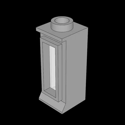 Cửa Sổ Lego Tương Thích (29cc01.dat) 1 x 1 x 2 Cổ Điển Có Ngưỡng Ngắn (Hoàn Chỉnh)