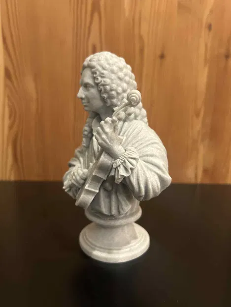 Antonio Vivaldi – Tượng bán thân kèm violin - Image 5