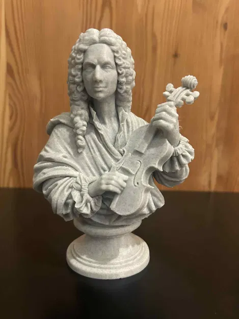 Antonio Vivaldi – Tượng bán thân kèm violin - Image 6