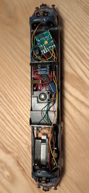 3053 3054 E03/103 Märklin Blende khoang máy / giá đỡ decoder - Image 1