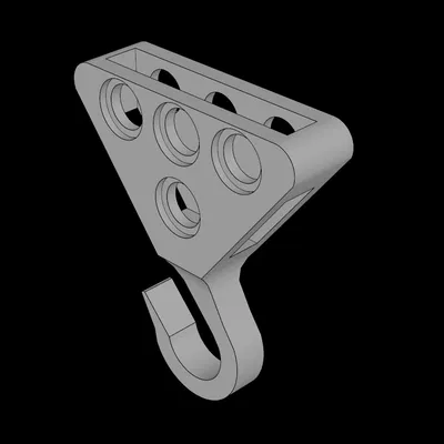 Lego Compatible (70644.dat) Technic Hook Large – Tương thích LEGO