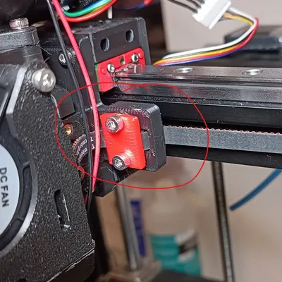 Better Hero Me Ender 5 Style Linear Rail Front Belt Connection (bản cải tiến)