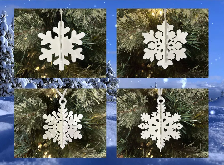 Đồ trang trí bông tuyết (Snowflake Ornaments) - Image 1