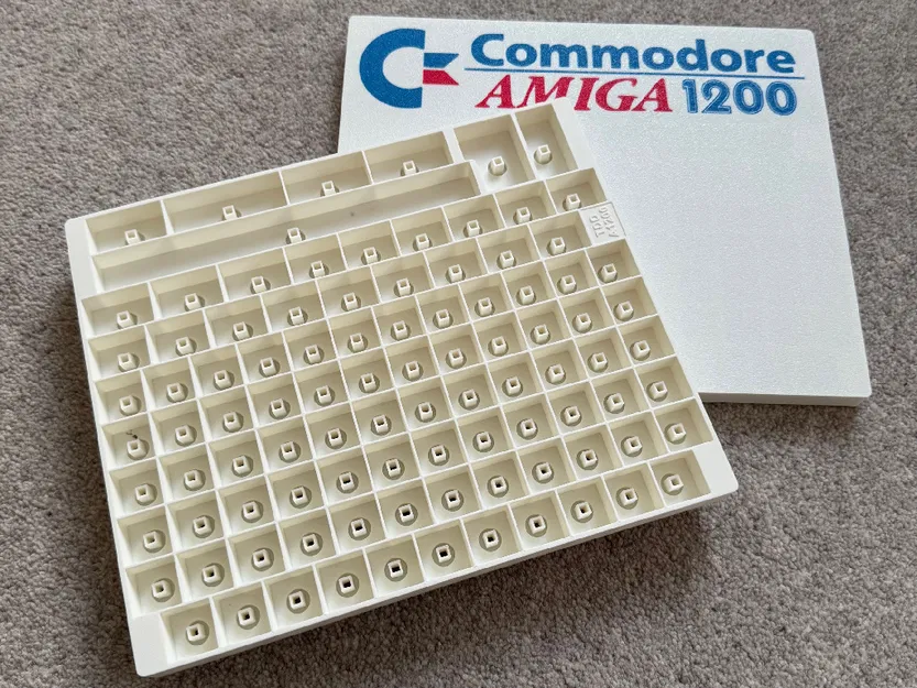 Khay keycap Commodore Amiga 1200 (bản cho bàn in nhỏ) - Image 1