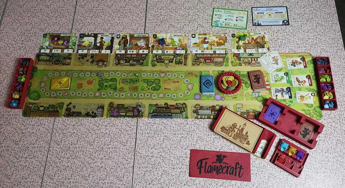 Bộ Organizer/Insert cho board game Flamecraft - Image 2