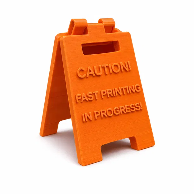 Bảng “CAUTION!! FAST PRINTING IN PROGRESS” - Image 2