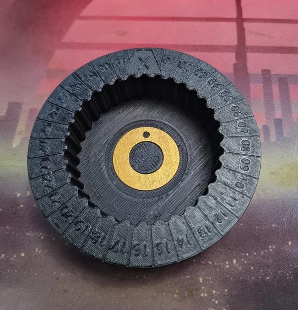 Đồ gá đóng dấu cho vòng đệm làm kín đồng thau M14x28x1.5 - Image 1