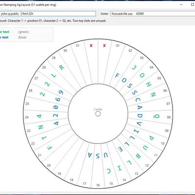 Đồ gá đóng dấu cho vòng đệm làm kín đồng thau M14x28x1.5