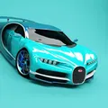 Mô hình Bugatti Chiron - Thumbnail 3