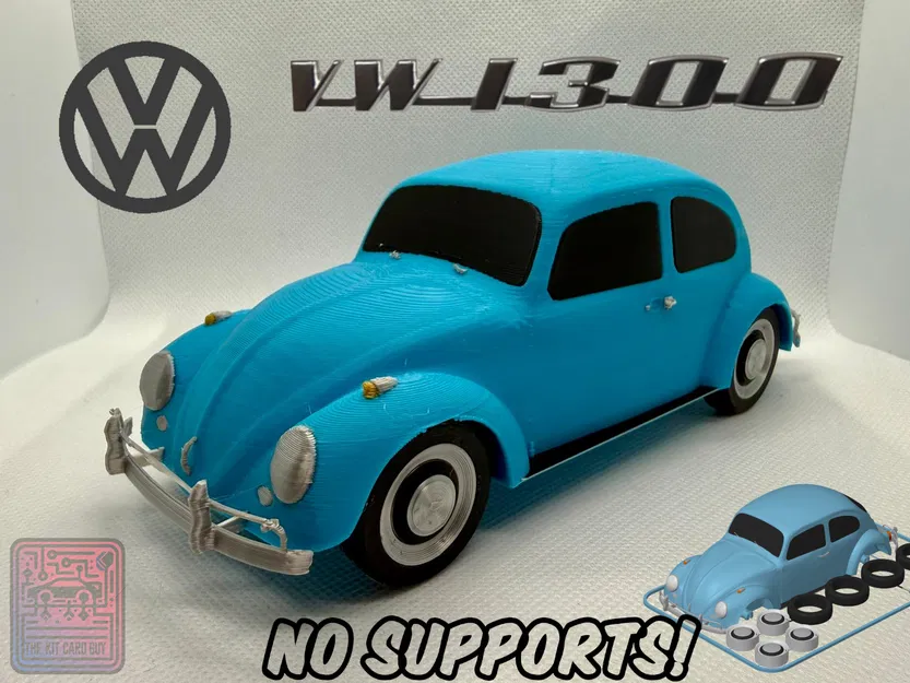 Kit Card VW Beetle Käfer tỉ lệ 1:24 - Image 1