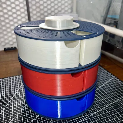 Hệ ngăn kéo Sunlu (mới/cũ) cho cuộn rỗng 1kg – Organizer xếp chồng