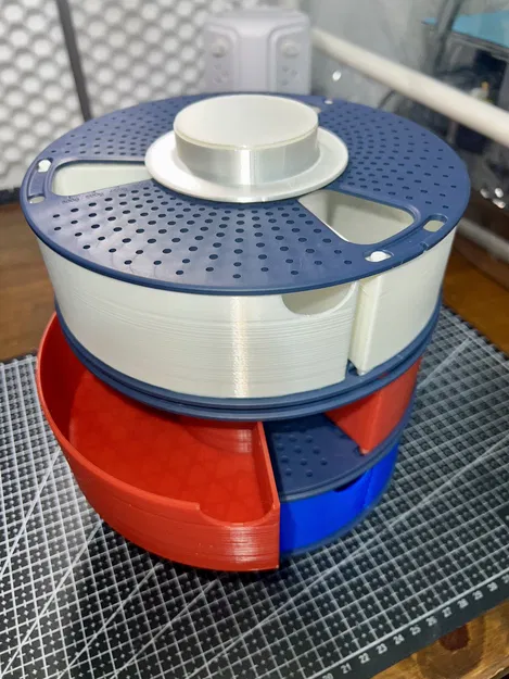 Hệ ngăn kéo Sunlu (mới/cũ) cho cuộn rỗng 1kg – Organizer xếp chồng - Image 6