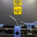Khối cube SGI (Silicone Graphics) và logo chữ (File CAD) - Thumbnail 1
